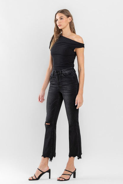 High Rise Ankle Bootcut Jeans - House of Binx 