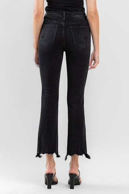 High Rise Ankle Bootcut Jeans - House of Binx 