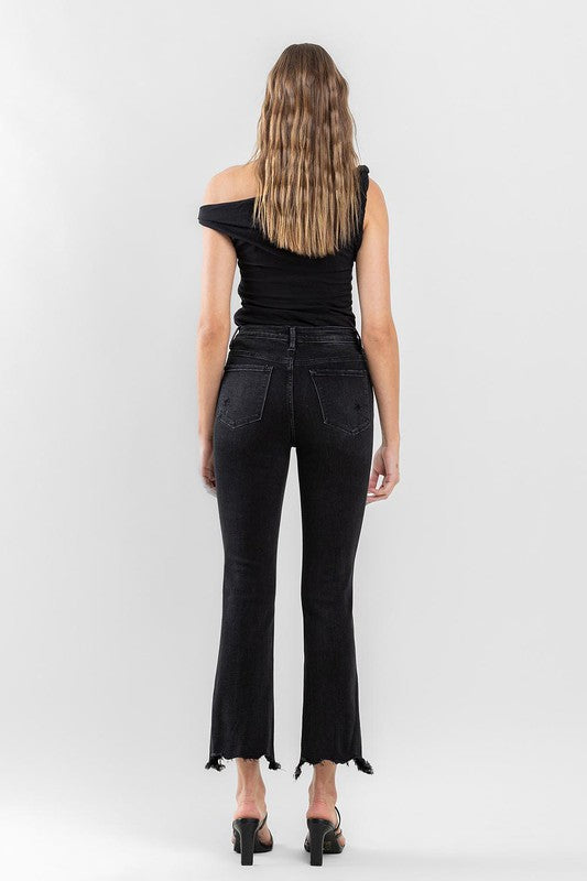 High Rise Ankle Bootcut Jeans - House of Binx 