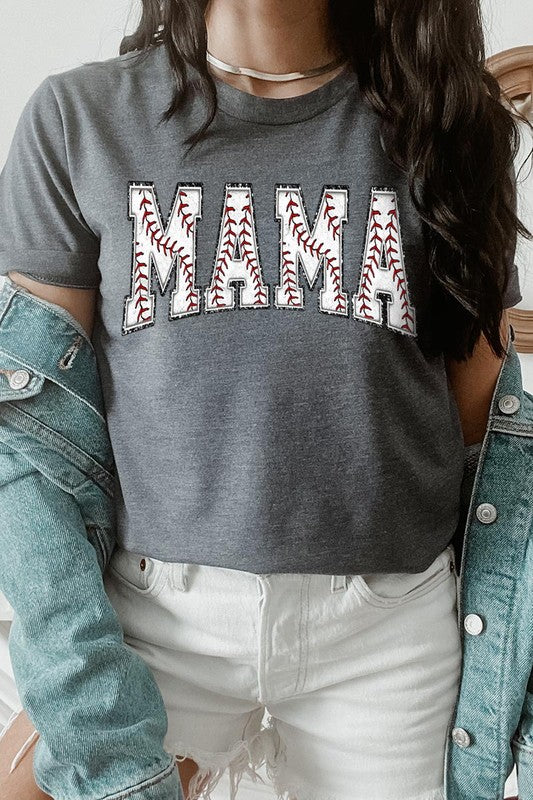 Baseball Mama Mothers Day Graphic T Shirts - House of Binx 