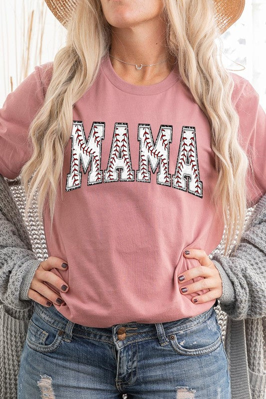 Baseball Mama Mothers Day Graphic T Shirts - House of Binx 