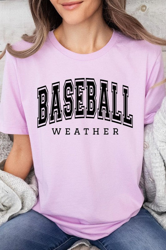 Baseball Weather Graphic T Shirts - House of Binx 