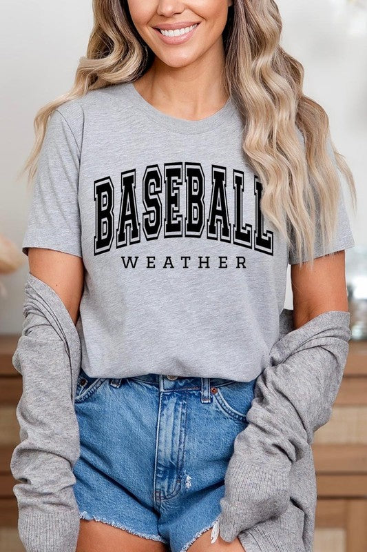 Baseball Weather Graphic T Shirts