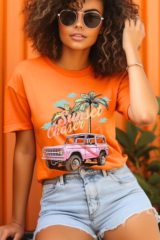 Sunset Chaser Bronco Graphic T Shirts - House of Binx 