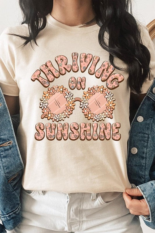 Thriving on Sunshine Graphic T Shirts