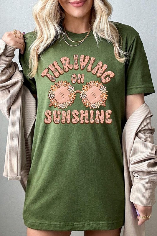 Thriving on Sunshine Graphic T Shirts - House of Binx 
