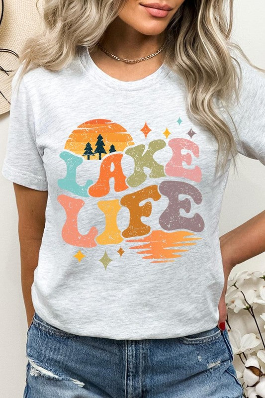 Retro Lake Life Graphic T Shirts - House of Binx 