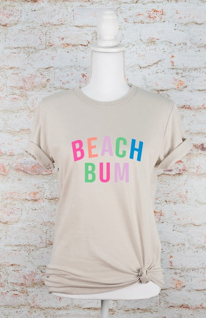 Colorful Beach Bum Softstyle Tee