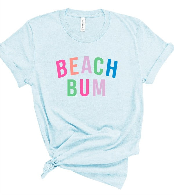 Colorful Beach Bum Softstyle Tee