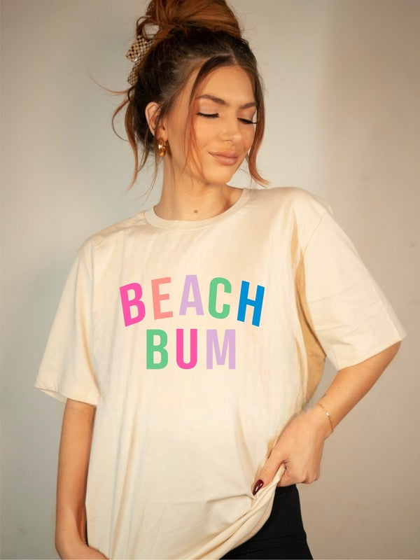 Colorful Beach Bum Softstyle Tee