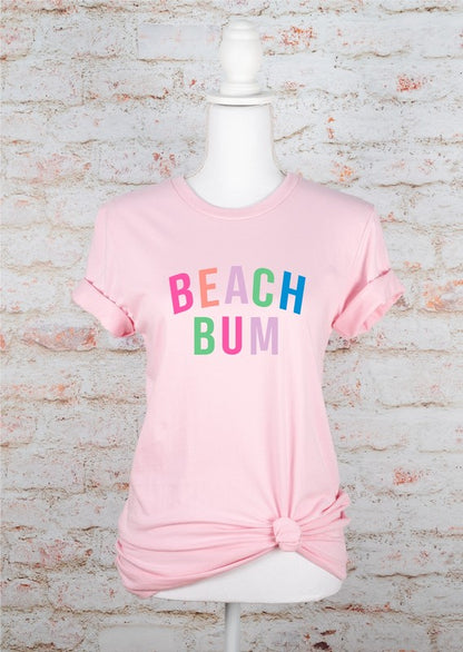 Colorful Beach Bum Softstyle Tee