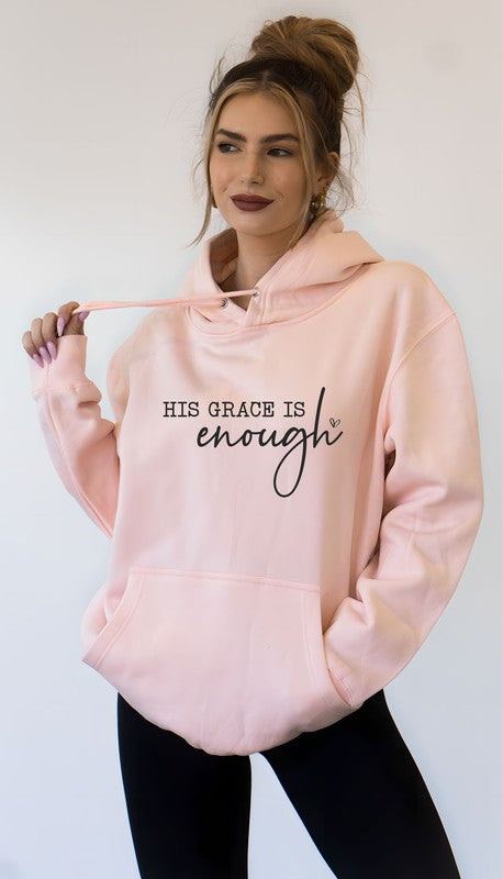 His Grace is Enough Graphic Hoodie