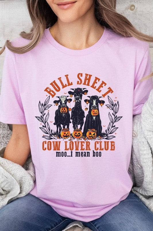 Bull Sheet Cow Lover Club Graphic Tee