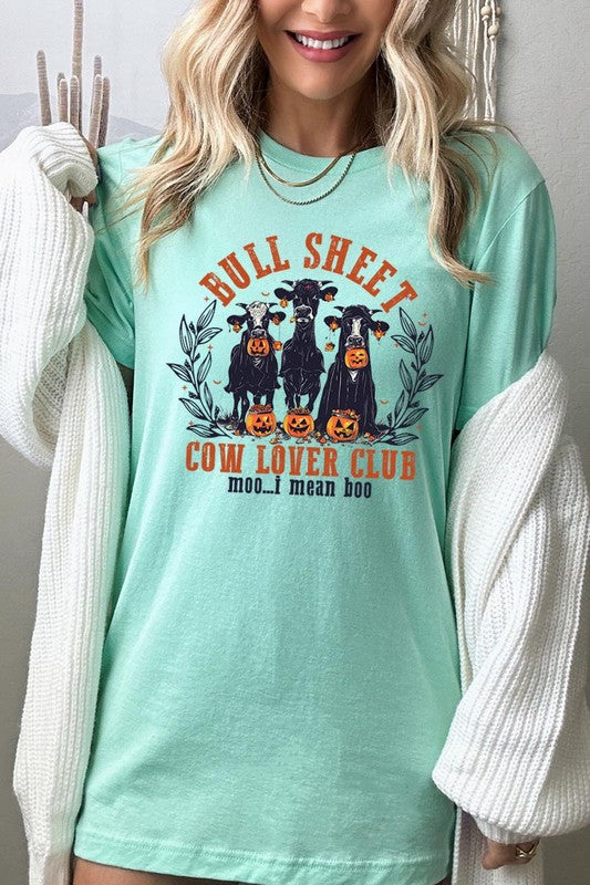 Bull Sheet Cow Lover Club Graphic Tee