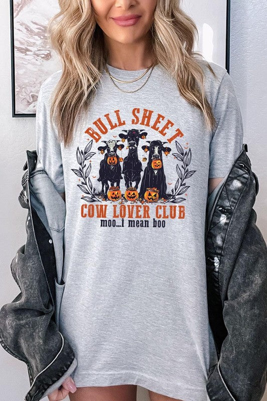 Bull Sheet Cow Lover Club Graphic Tee