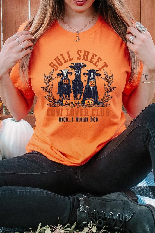 Bull Sheet Cow Lover Club Graphic Tee