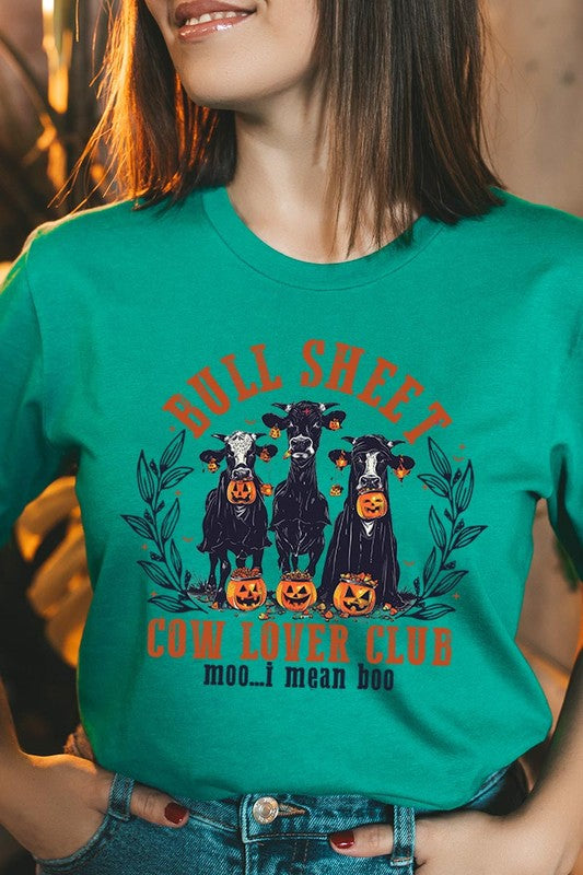 Bull Sheet Cow Lover Club Graphic Tee