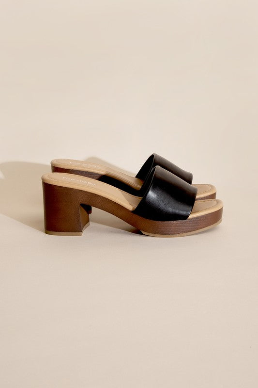 LAUREN-1 Slide Mule Heels - House of Binx 