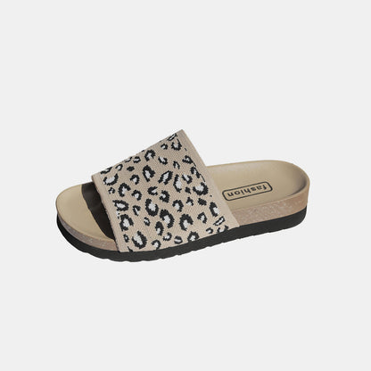 Leopard Open Toe Sandals - House of Binx 