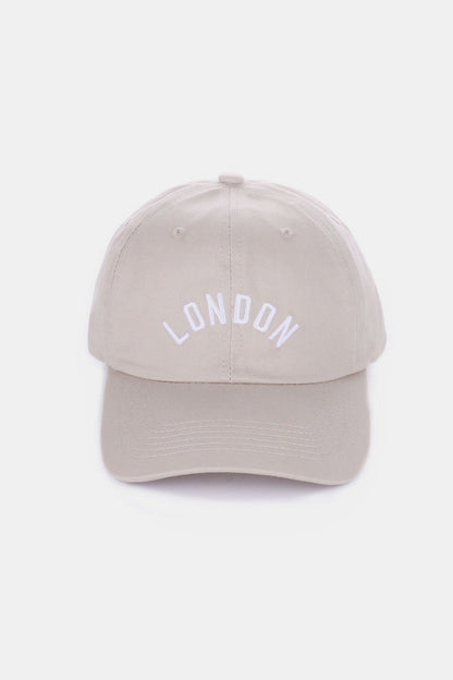 Zenana Embroidered City Baseball Cap