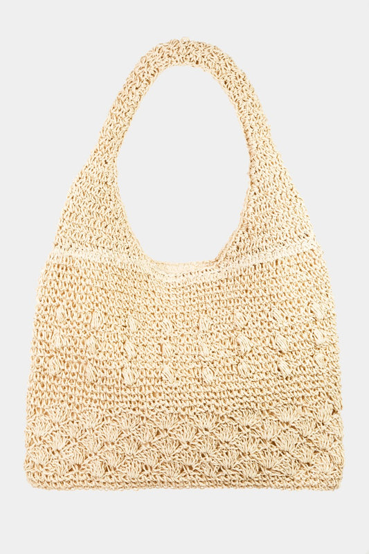 Fame Straw Braided Tote Bag - House of Binx 