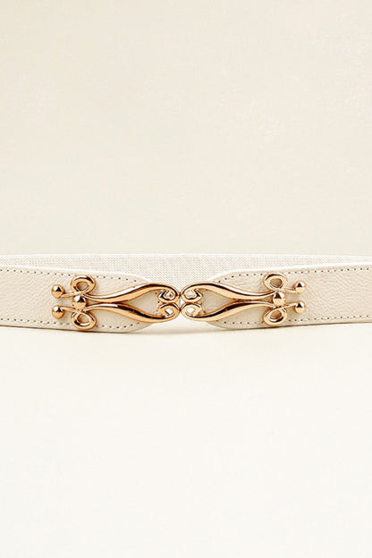 Alloy Buckle Elastic Belt - House of Binx 