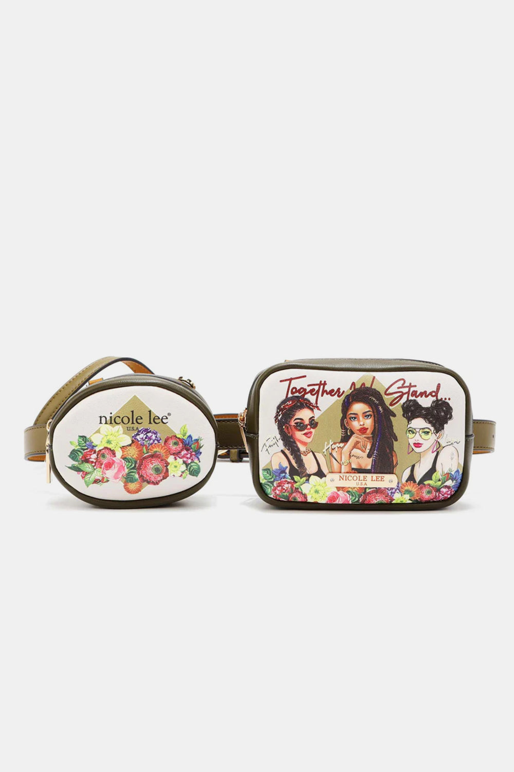 Nicole Lee USA Double Pouch Fanny Pack - House of Binx 