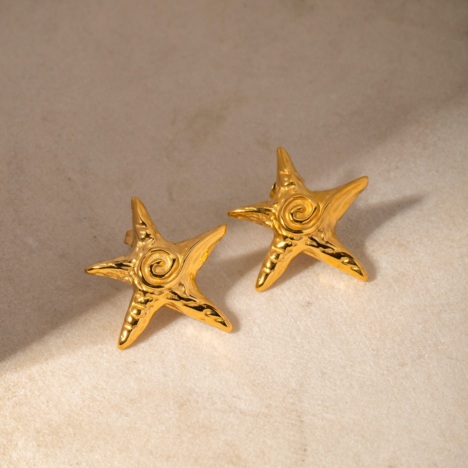 Stainless Steel Star Shape Earrings - House of Binx 