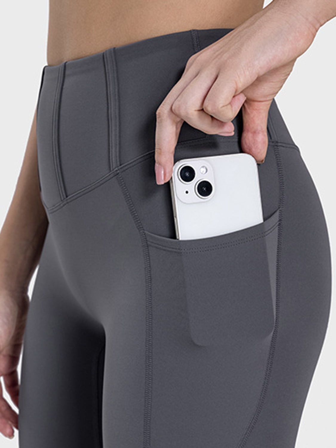 Pocketed High Waist Active Leggings - House of Binx 