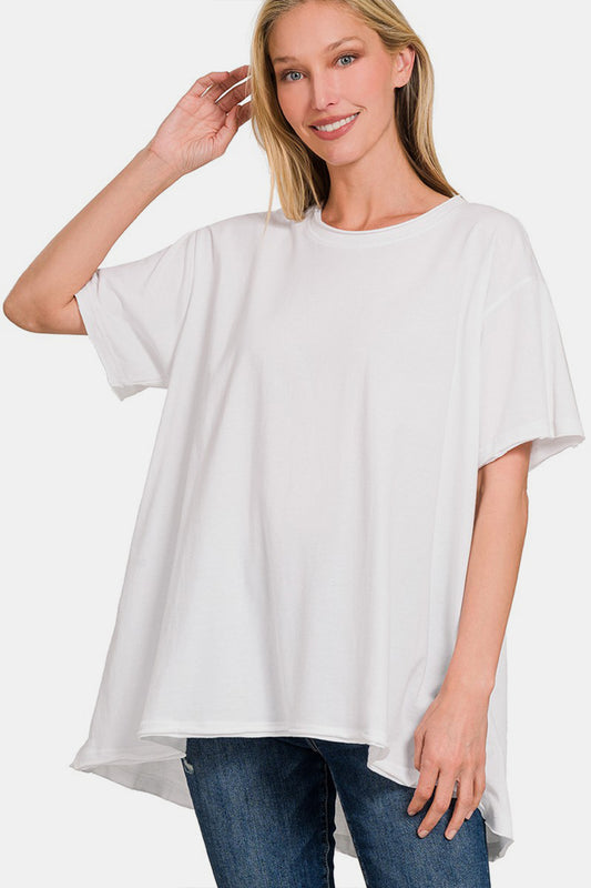 Zenana Round Neck Short Sleeve T-Shirt - House of Binx 