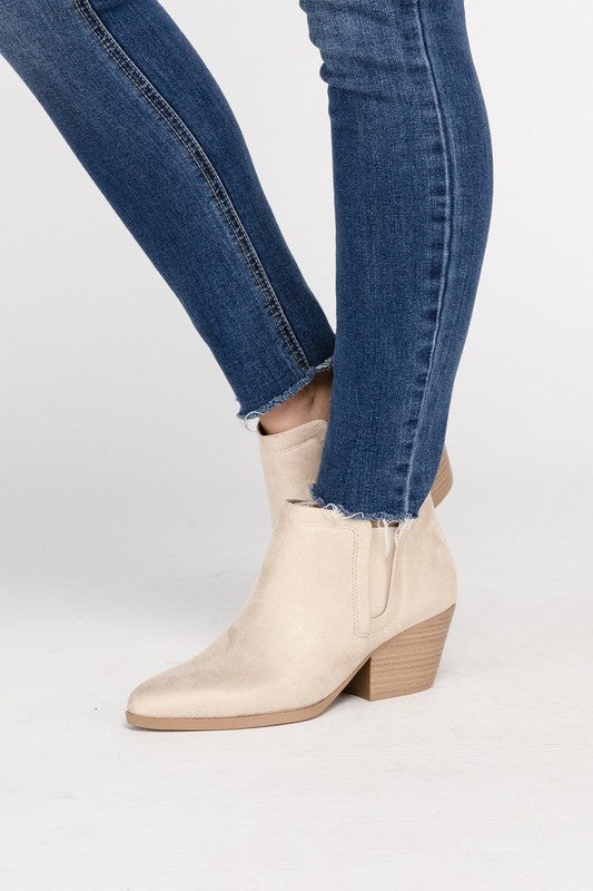 GWEN Suede Ankle Boots - House of Binx 