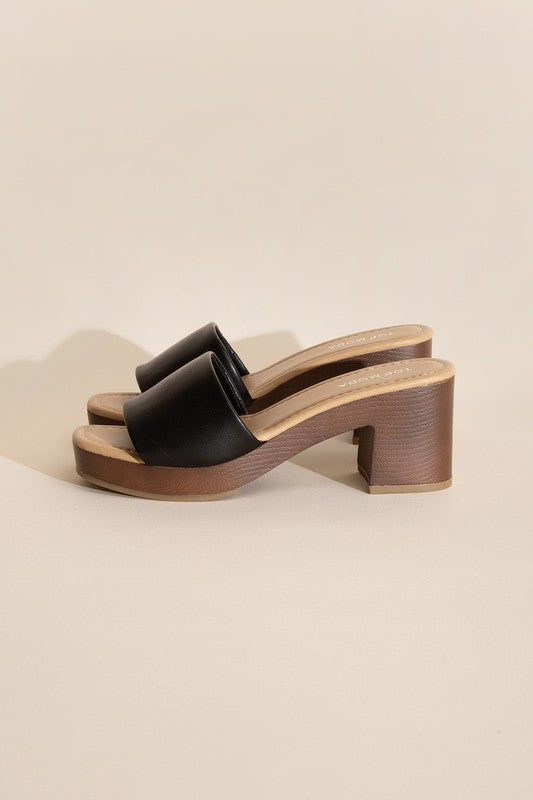 LAUREN-1 Slide Mule Heels - House of Binx 