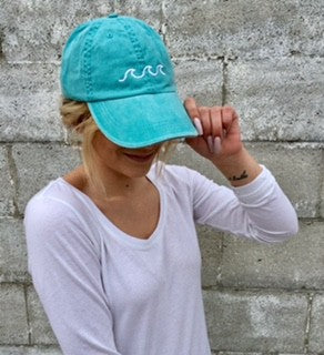 Beach Wave Embroidered Baseball Cap - House of Binx 