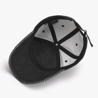 Raw Hem Adjustable Cap - House of Binx 