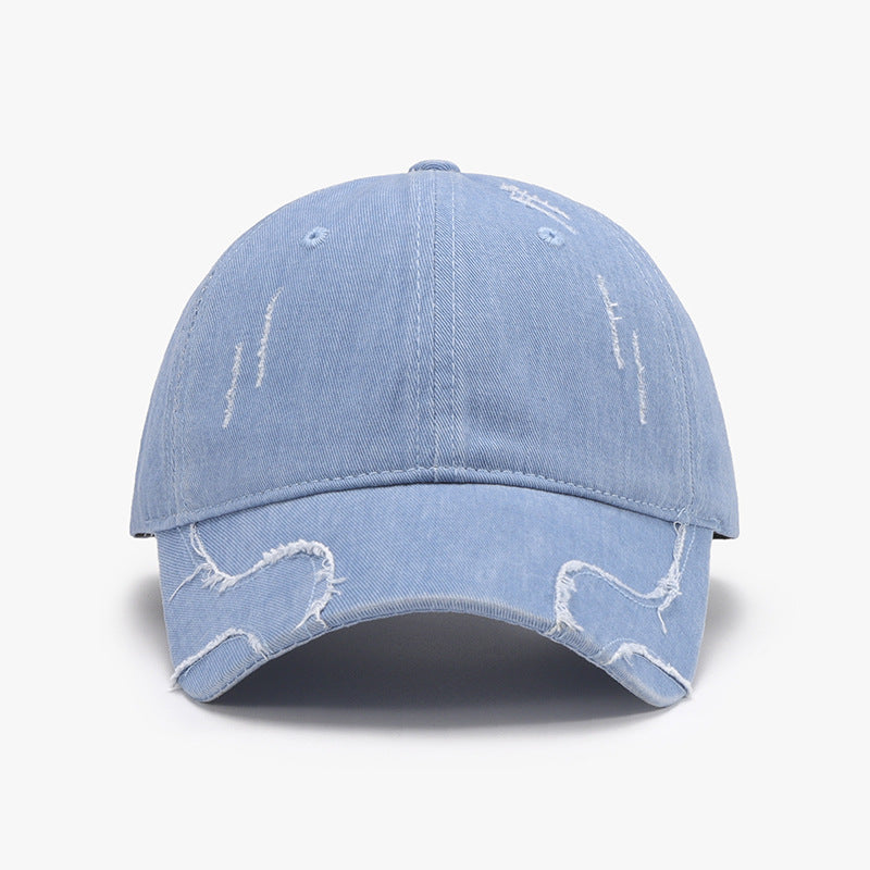 Raw Hem Adjustable Cap - House of Binx 