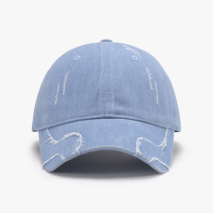 Raw Hem Adjustable Cap - House of Binx 