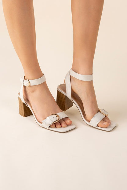 TREATY-S Buckle Sandal Heel - House of Binx 