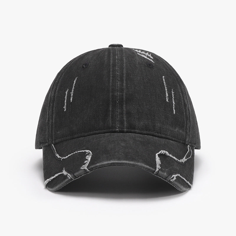 Raw Hem Adjustable Cap - House of Binx 