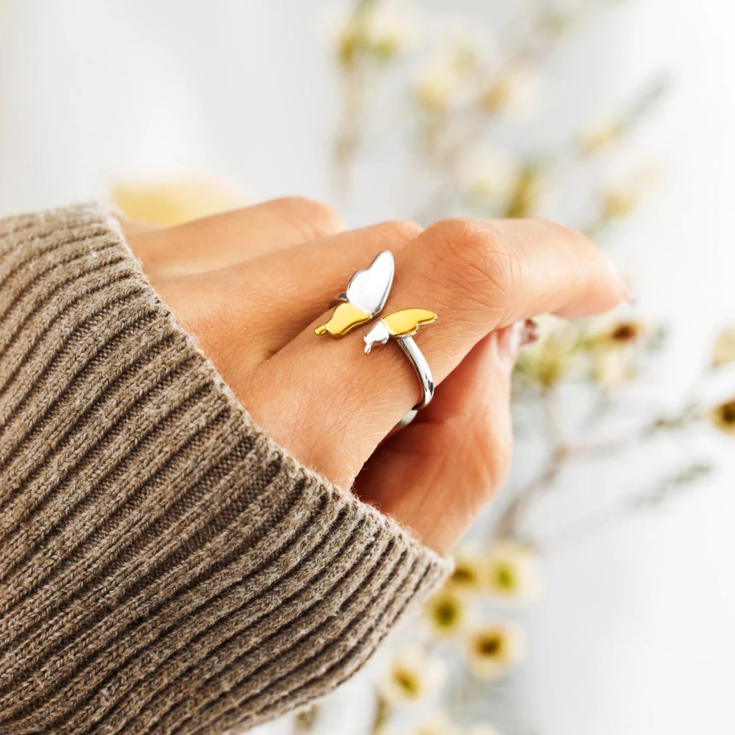 925 Sterling Silver Butterfly Ring - House of Binx 