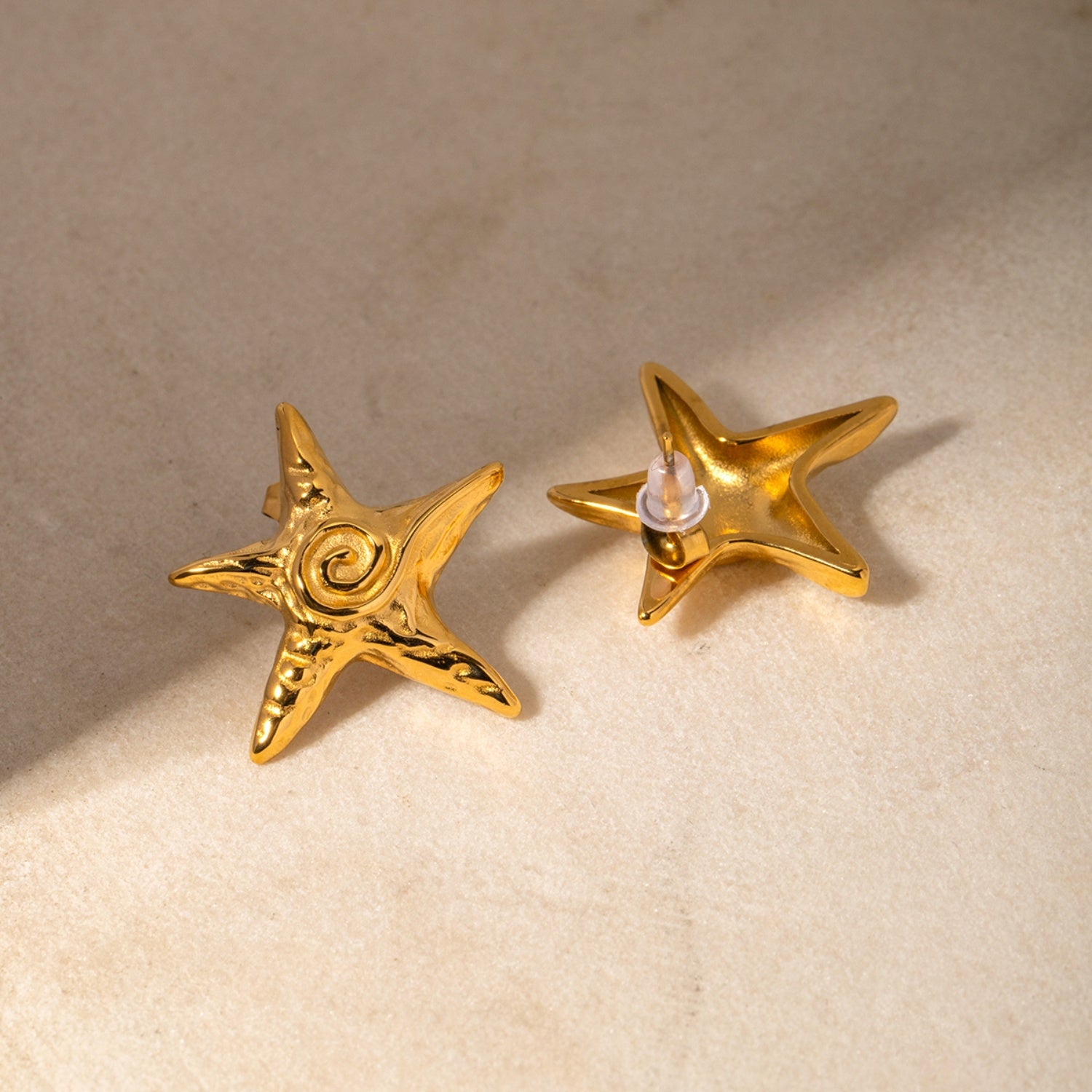 Stainless Steel Star Shape Earrings - House of Binx 