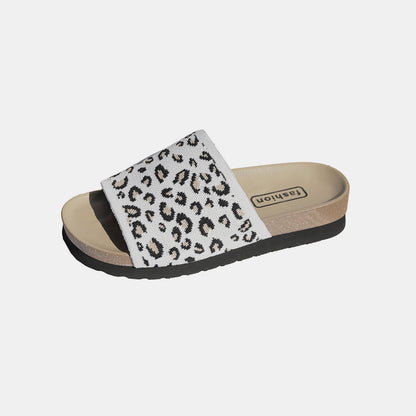 Leopard Open Toe Sandals - House of Binx 