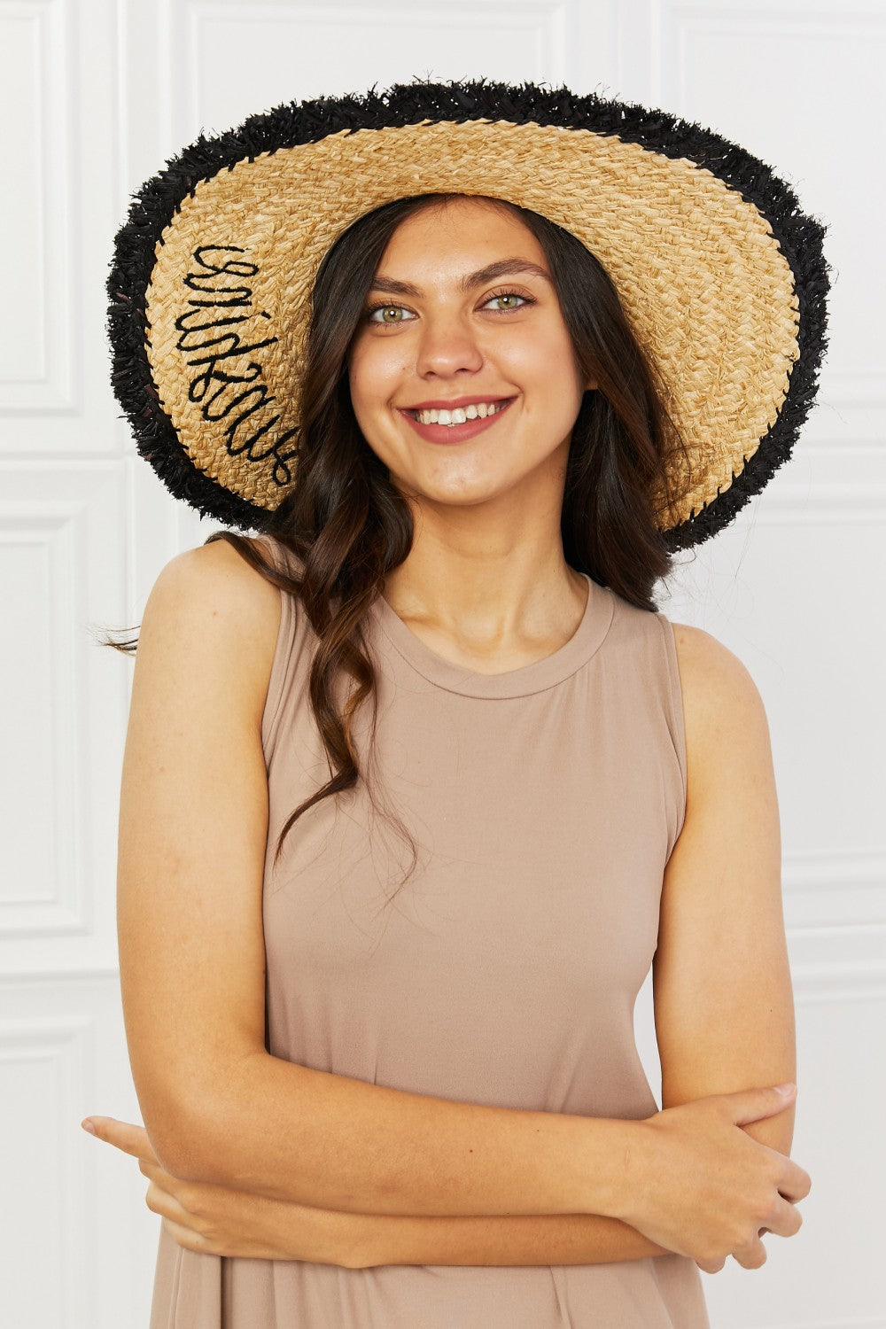 Fame Sunshine Straw Fringe Hat - House of Binx 