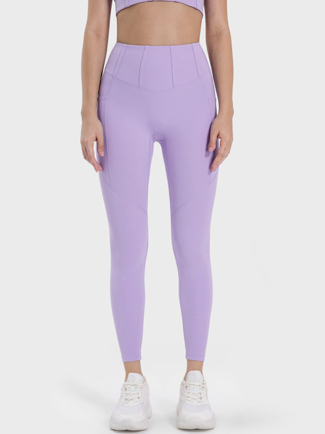 Pocketed High Waist Active Leggings - House of Binx 