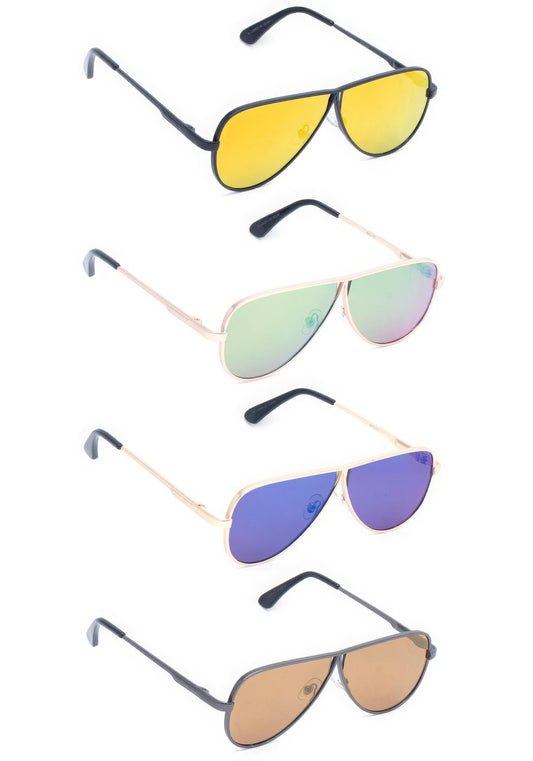 Modern Aviators Shape Sunglasses - House of Binx 
