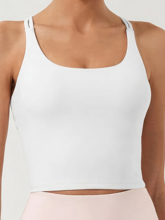 Solid Color Plain Sports Bra - House of Binx 