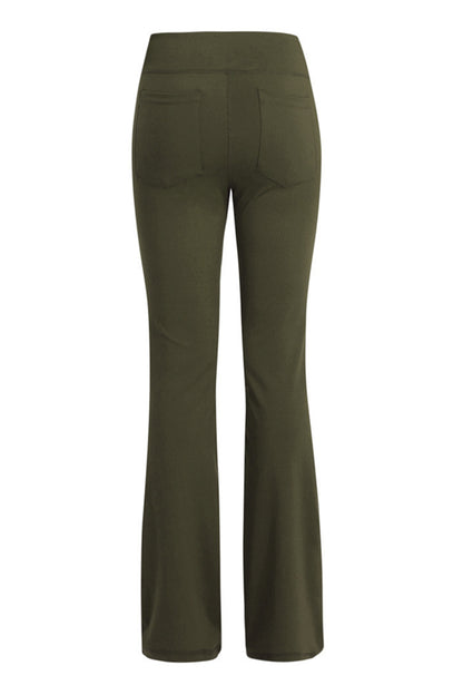 Pocketed High Waist Active Pants - House of Binx 