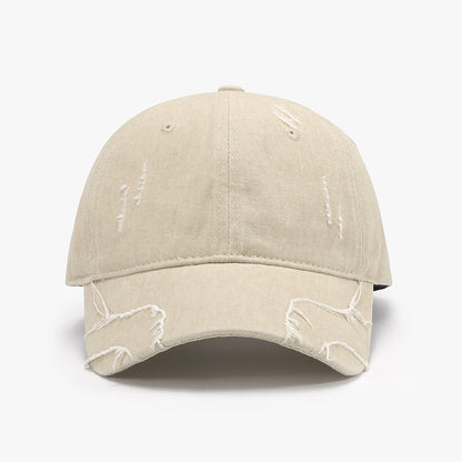 Raw Hem Adjustable Cap - House of Binx 