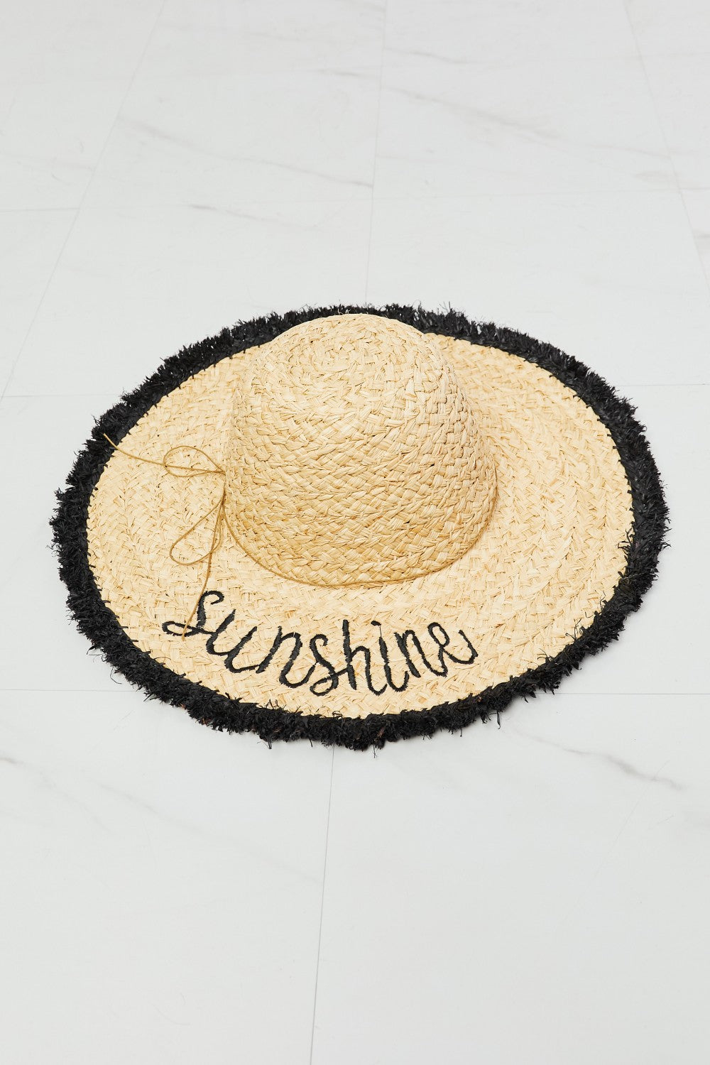 Fame Sunshine Straw Fringe Hat - House of Binx 