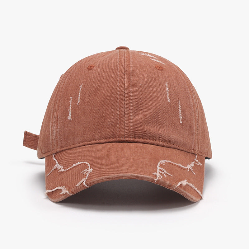 Raw Hem Adjustable Cap - House of Binx 