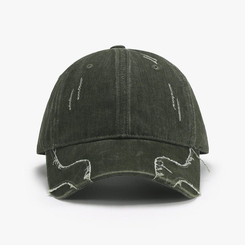 Raw Hem Adjustable Cap - House of Binx 